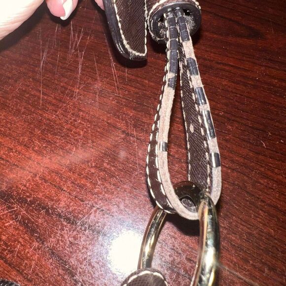 Dooney & Bourke Signature Double Front Pocket Hobo Bag - Picture 11 of 13